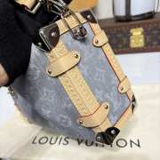 Uubags Louis Vuitton M13285 Side Trunk MM bag silver effect gray 23.5x16x8.5cm - 3