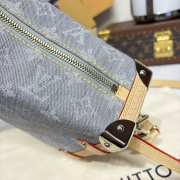 Uubags Louis Vuitton M13285 Side Trunk MM bag silver effect gray 23.5x16x8.5cm - 2