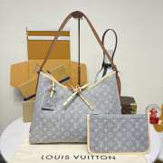 Uubags Louis Vuitton M13289 CarryAll MM bag silver effect gray 39x30x15cm - 1