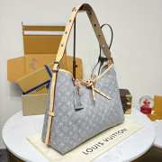 Uubags Louis Vuitton M13289 CarryAll MM bag silver effect gray 39x30x15cm - 5