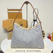 Uubags Louis Vuitton M13289 CarryAll MM bag silver effect gray 39x30x15cm - 4