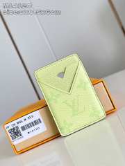 Uubags Louis Vuitton M14120 Porte-Cartes Magnet Card Holder In Lemon Yellow 6.5x9.5x0.5 cm - 1