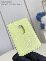 Uubags Louis Vuitton M14120 Porte-Cartes Magnet Card Holder In Lemon Yellow 6.5x9.5x0.5 cm - 3