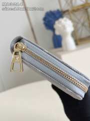 Uubags Louis Vuitton M13214 Zippy Wallet Monogram Denim Washed Gray 19.5x10.5x2.5cm - 3
