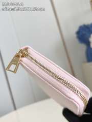 Uubags Louis Vuitton M13214 Zippy Wallet Monogram Denim Washed Pink 19.5x10.5x2.5cm - 6