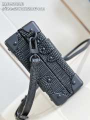 Uubags Louis Vuitton N85695 Petite Malle Bag In Black 20x12.5x5cm - 4