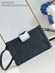 Uubags Louis Vuitton N85695 Petite Malle Bag In Black 20x12.5x5cm - 5