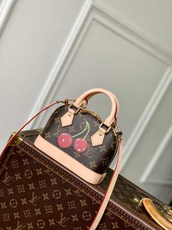 Uubags Louis Vuitton M13416 Alma LV x TM Nano Bag Material Monogram Canvas 18x12x8cm