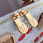 Uubags Louis Vuitton M14234 Alma BB LV x TM Bag Monogram Canvas With Cherry Motif 23.5x17.5x11.5cm - 5