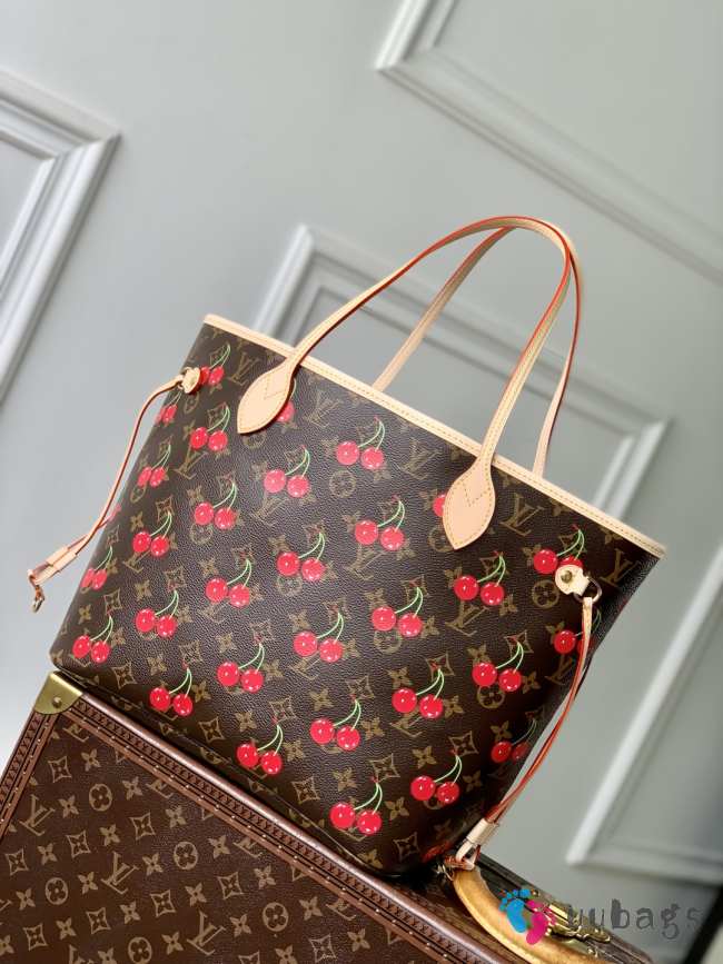 Uubags Louis Vuitton M13263 Neverfull MM LV x TM Bag 31x28x14cm - 1