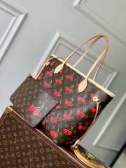 Uubags Louis Vuitton M13263 Neverfull MM LV x TM Bag 31x28x14cm - 5