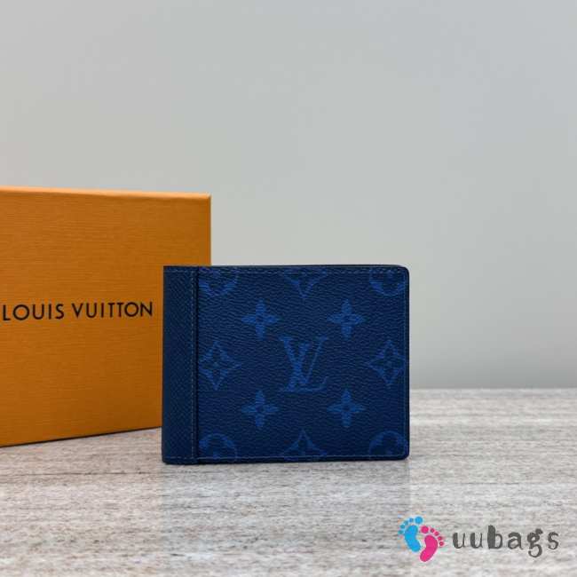 Uubags Louis Vuitton M30299 Multiple Wallet Taigarama In Navy Blue 11.5x9x1.5cm - 1
