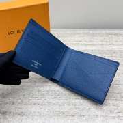 Uubags Louis Vuitton M30299 Multiple Wallet Taigarama In Navy Blue 11.5x9x1.5cm - 2