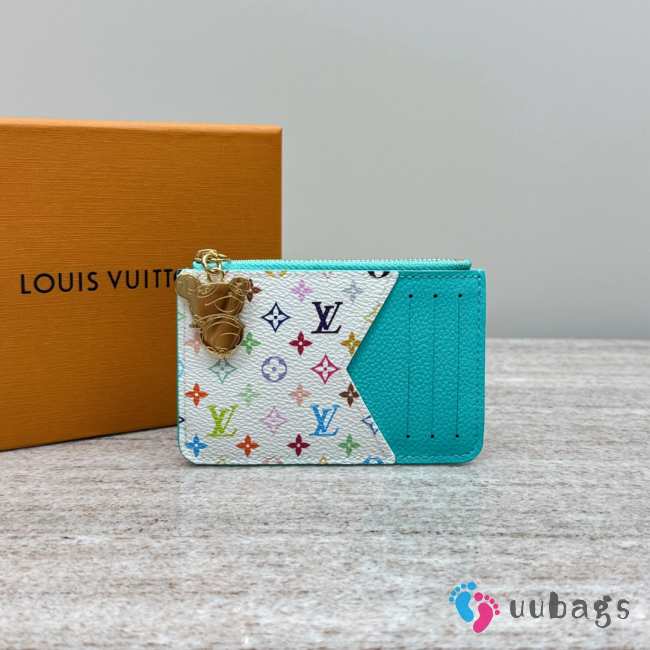 Uubags Louis Vuitton M14171 LV x TM Romy Card Holder In Kabira Blue 12x0.8x8cm - 1