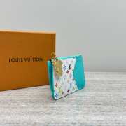 Uubags Louis Vuitton M14171 LV x TM Romy Card Holder In Kabira Blue 12x0.8x8cm - 5