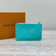 Uubags Louis Vuitton M14171 LV x TM Romy Card Holder In Kabira Blue 12x0.8x8cm - 6