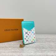 Uubags Louis Vuitton M14171 LV x TM Romy Card Holder In Kabira Blue 12x0.8x8cm - 4