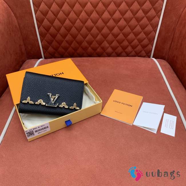 Uubags Louis Vuitton M82764 Capucines Wallet In Black 13.5x9.5x3cm - 1