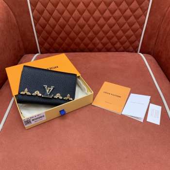 Uubags Louis Vuitton M82764 Capucines Wallet In Black 13.5x9.5x3cm