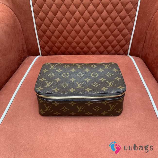 Uubags Louis Vuitton M43689 Packing Cube MM Bag Monogram Canvas Exterior 24x8x17cm - 1