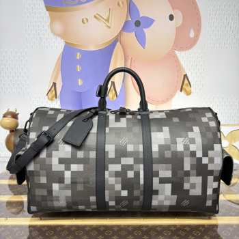 Uubags Louis Vuitton M14957 Keepall Shoulder Strap 50 Bag 52x29x23cm