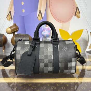 Uubags Louis Vuitton M14919 Keepall Shoulder Bag In Black 25x15x11cm