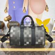 Uubags Louis Vuitton M14919 Keepall Shoulder Bag In Black 25x15x11cm - 5