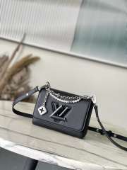 Uubags Louis Vuitton M14636 Twist PM Slim Bag In Black 19x15x7cm - 1