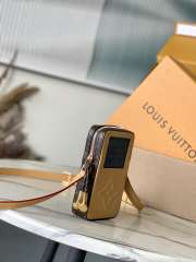 Uubags Louis Vuitton M14063 Music Player Bag Cowhide and Monogram Canvas 10.5x18.5x4.5cm - 5