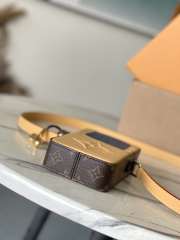 Uubags Louis Vuitton M14063 Music Player Bag Cowhide and Monogram Canvas 10.5x18.5x4.5cm - 6