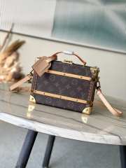 Uubags Louis Vuitton M11118 Handle Trunk Bag Leather Handle 24x16.5x8cm - 1