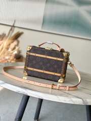 Uubags Louis Vuitton M11118 Handle Trunk Bag Leather Handle 24x16.5x8cm - 4