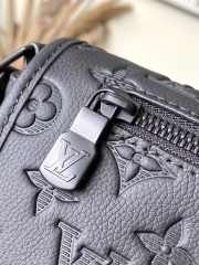 Uubags Louis Vuitton M14874 Pulse Messenger Bag Black Monogram Shadow Embossed Calfskin 26.6x17x11cm - 4