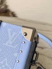 Uubags Louis Vuitton M13562 Taigarama Wallet Trunk Bag Denim Blue 21.5x12.3x6cm - 6