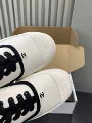 Uubags Chanel Lace Up Shoes Fabric 04 - 4