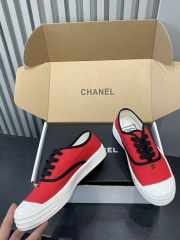 Uubags Chanel Lace Up Shoes Fabric 05 - 6