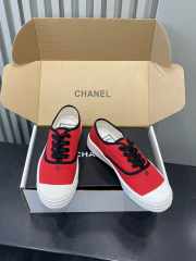 Uubags Chanel Lace Up Shoes Fabric 05 - 4