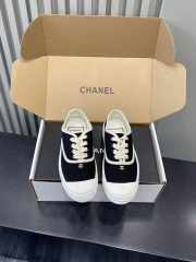 Uubags Chanel Lace Up Shoes Fabric 06 - 1