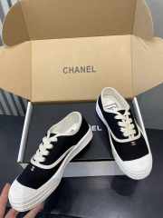 Uubags Chanel Lace Up Shoes Fabric 06 - 5