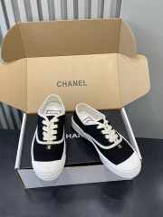 Uubags Chanel Lace Up Shoes Fabric 06 - 3