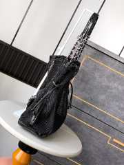 Uubags Chanel La Madrague Black Tote Bag 34x36x12cm - 2