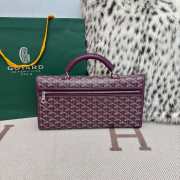 Uubags Goyard Saint Léger green backpack burgundy 34x15x37cm - 6