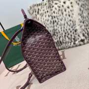 Uubags Goyard Saint Léger green backpack burgundy 34x15x37cm - 4