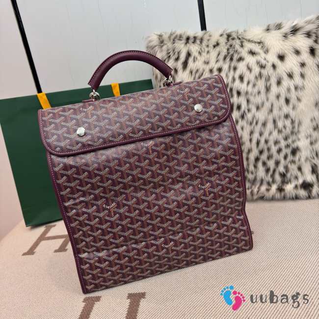 Uubags Goyard Saint Léger green backpack burgundy 34x15x37cm - 1
