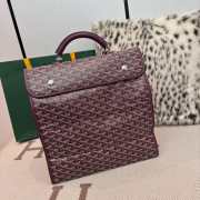 Uubags Goyard Saint Léger green backpack burgundy 34x15x37cm - 1