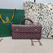 Uubags Goyard Saint Léger green backpack burgundy 34x15x37cm - 2