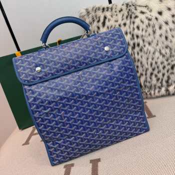 Uubags Goyard Saint Léger green backpack blue 34x15x37cm
