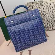 Uubags Goyard Saint Léger green backpack blue 34x15x37cm - 4