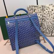 Uubags Goyard Saint Léger green backpack blue 34x15x37cm - 2