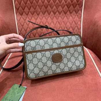 Uubags Gucci Mini Bag with Interlocking G Bag 22.5cm
